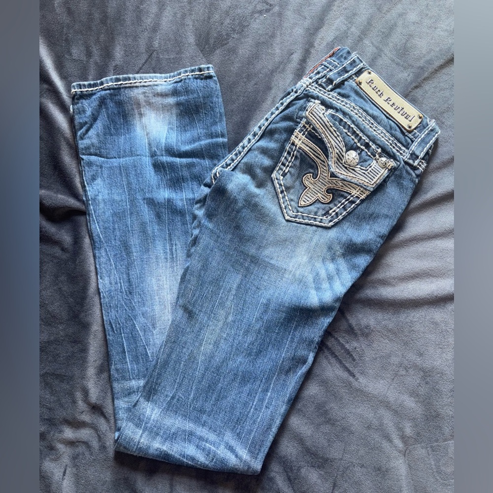 Rock Revival Women's Blue Boot Cut Jeans